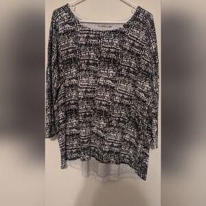 Dalia Black & White  Long Sleeve